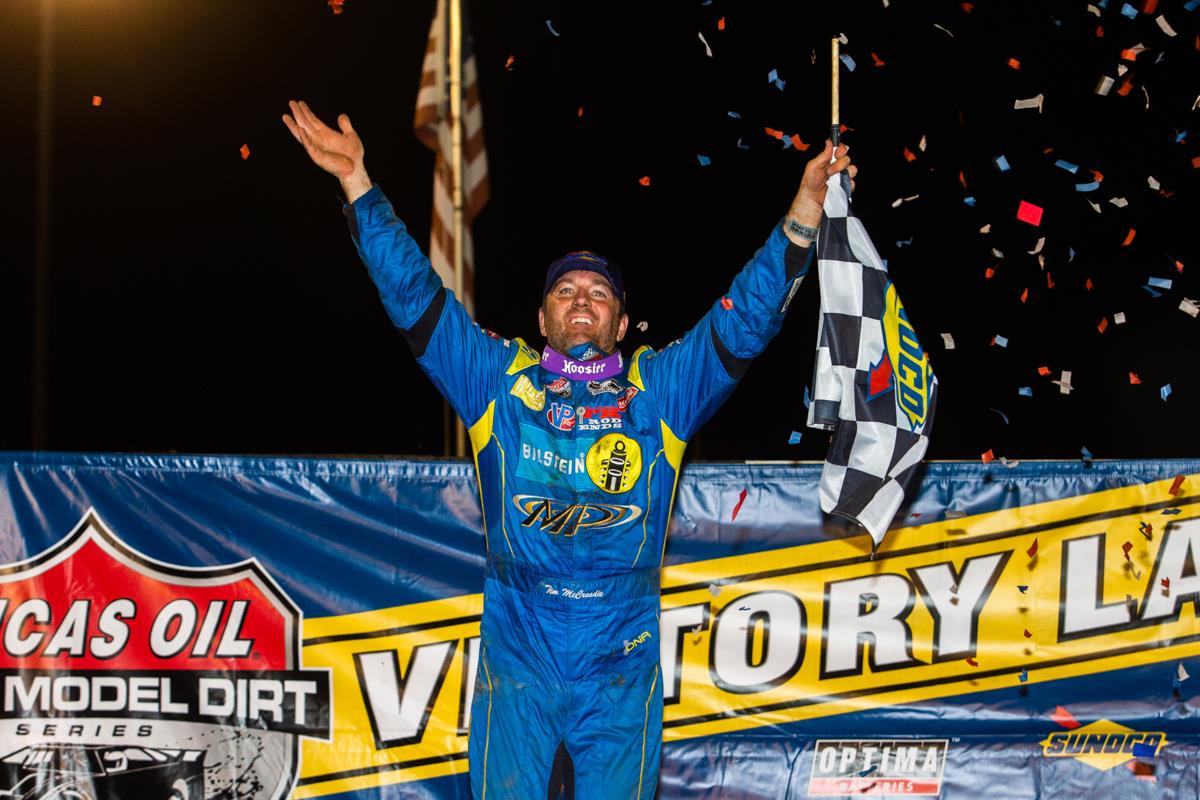 McCreadie From 20th Wins Sunoco North-South 100 at Florence Speedway