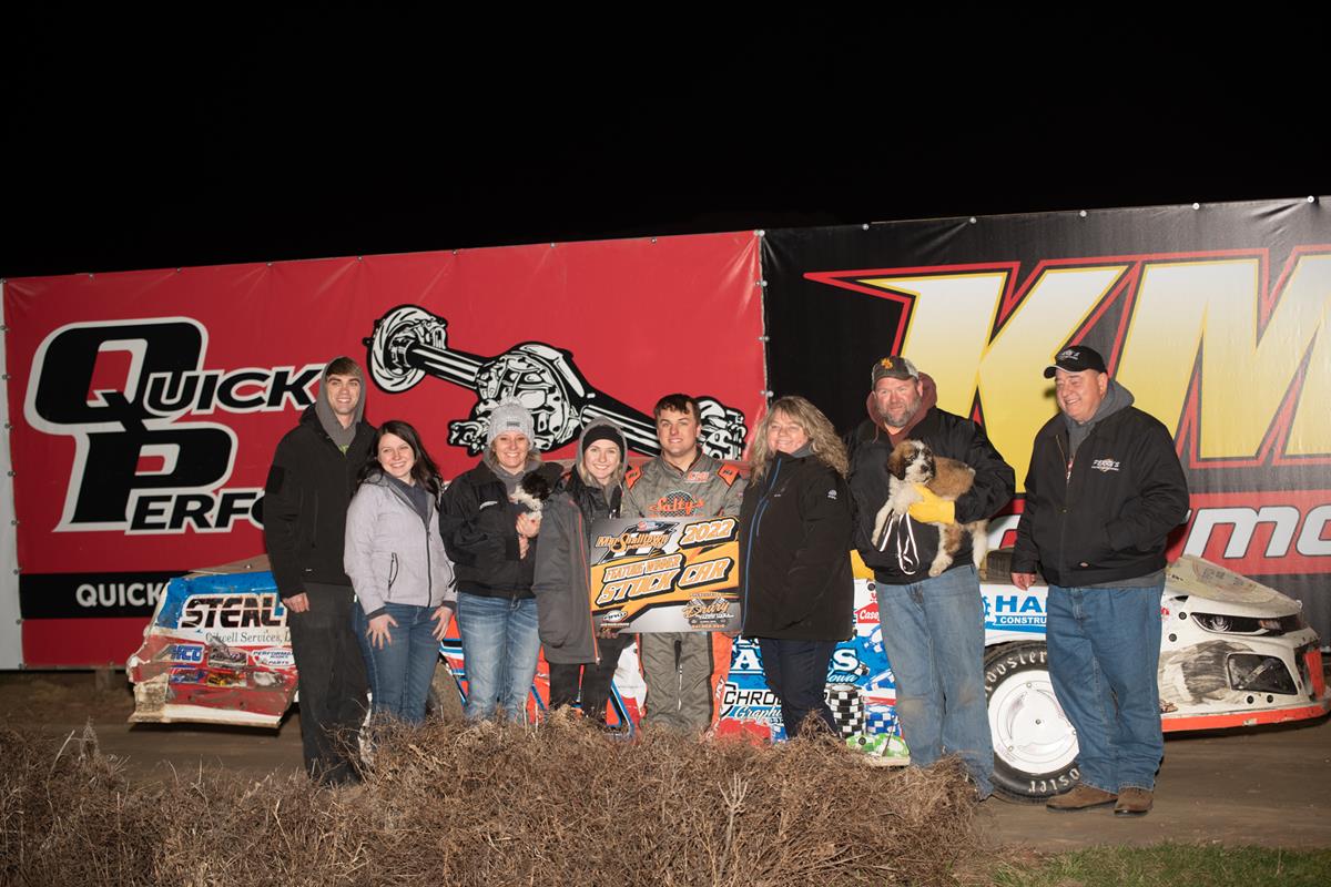Thornton doubles up on 2022 Season Preview night at the Marshalltown Speedway