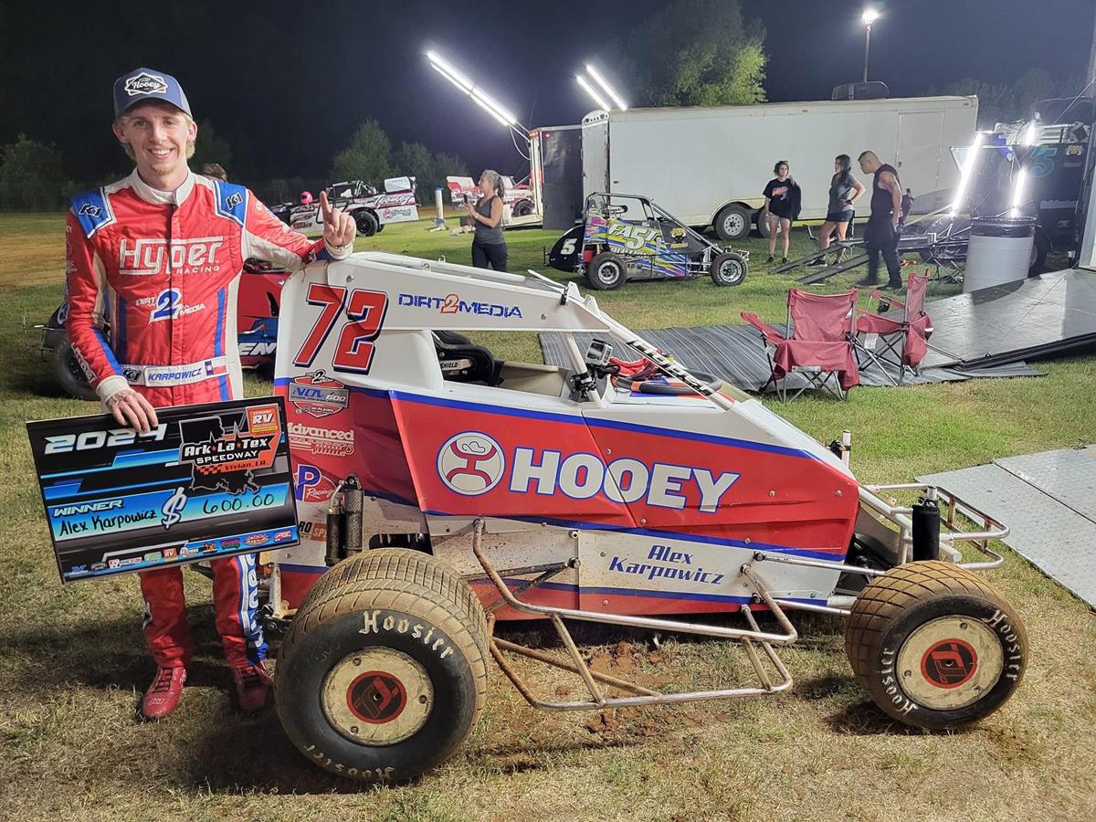 Alex Karpowicz Aces NOW600 Ark-La-Tex Region Field at Ark-La-Tex Speedway!