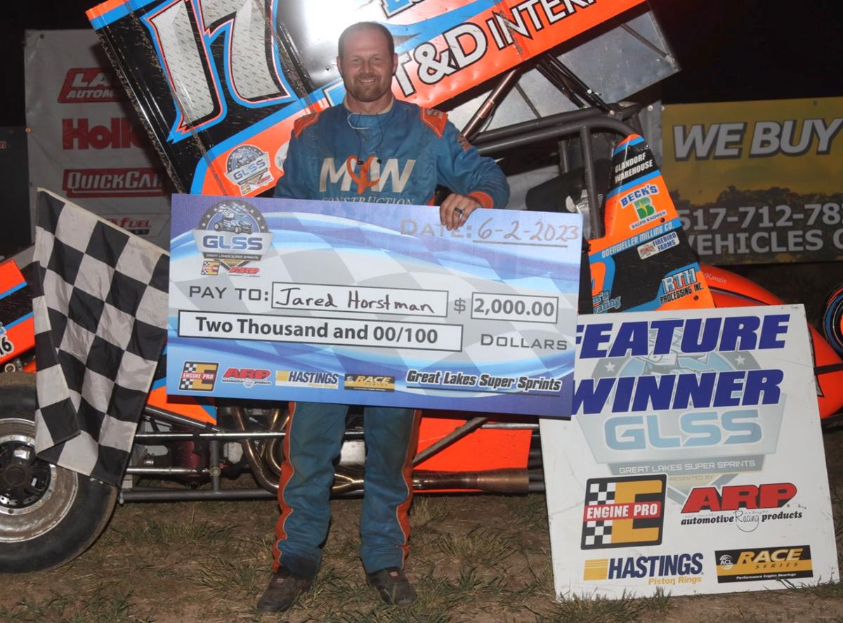 HORSTMAN WINS FOR A SECOND TIME AT I-96 SPEEDWAY