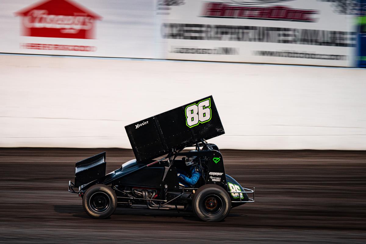 Amdahl Scores Season-Best 360 Finish at I-90 Speedway