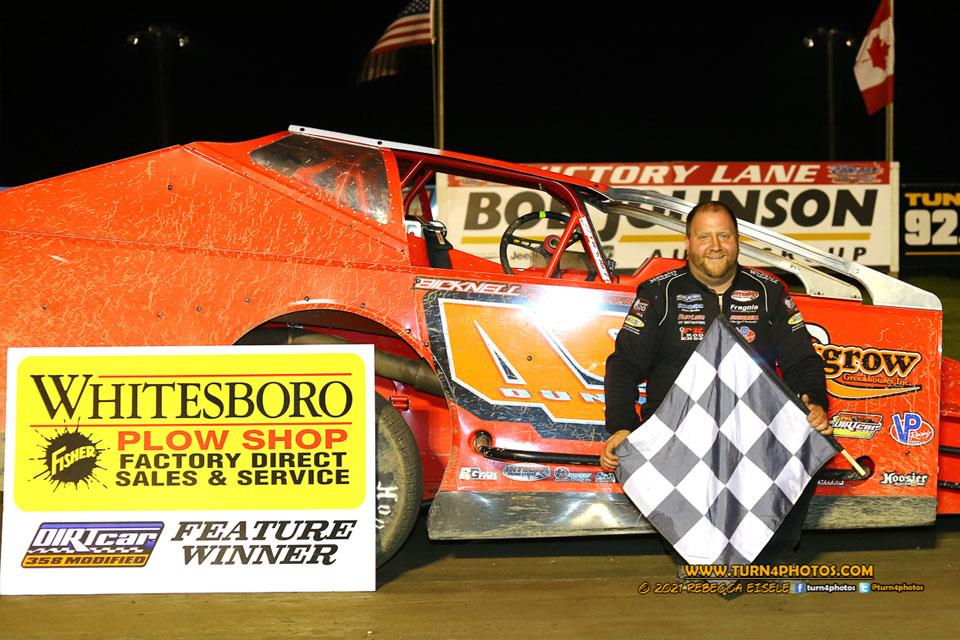 Billy Dunn Dominates 358-Modifieds At Can-Am Speedway On May 21st