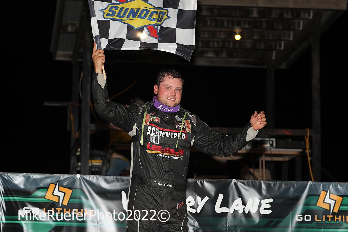 Hudson O'Neal wins Hoker Trucking 50 at Davenport