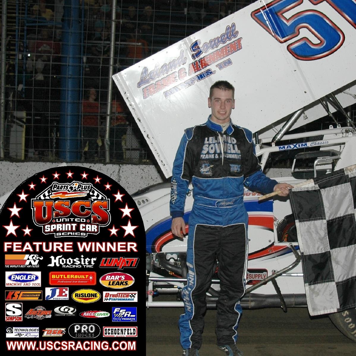 Sowell rides lightning to Clayhill win