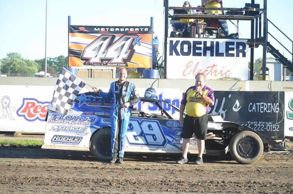 Spencer Diercks takes home Modified victory in remake at Davenport