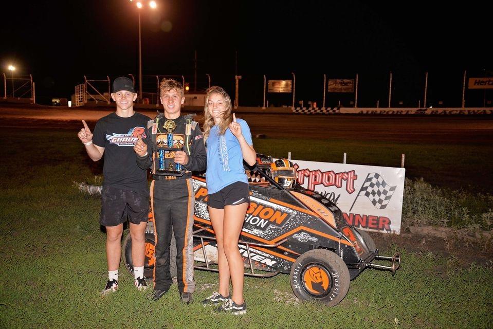 Zorn, McRoberts, and Holder Hustle NOW600 Southwest Kansas Region on Saturday at Airport Raceway!