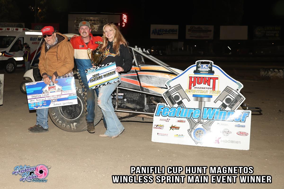 Lindt Wins Panfili Cup, Hannagan Wins Chet Thomson Memorial At Antioch Speedway
