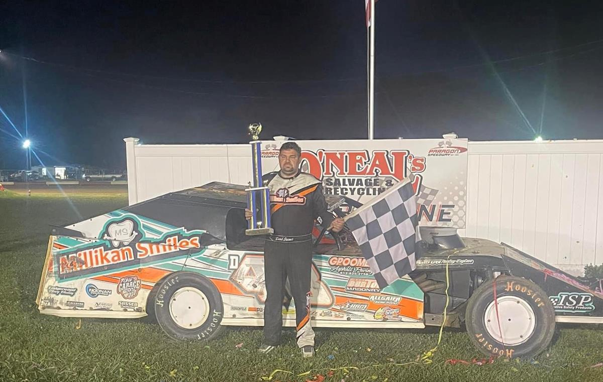 Groomer races to victory lane at Paragon