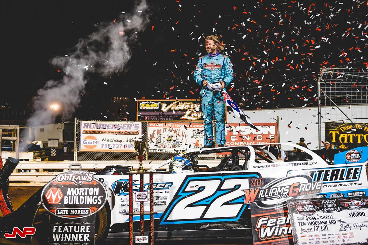 Satterlee cruises in World of Outlaws triumph at Williams Grove