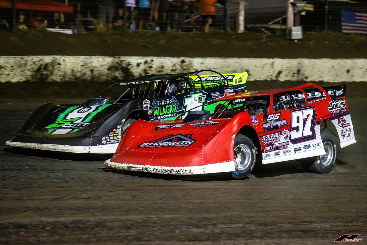 I-80 Speedway (Greenwood, NE) – Lucas Oil Late Model Dirt Series – Imperial Tile Silver Dollar Nationals – July 22nd-24th, 2022. (Heath Lawson photo)