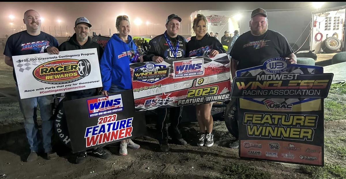 Burks High Sides to Victory at US 36!