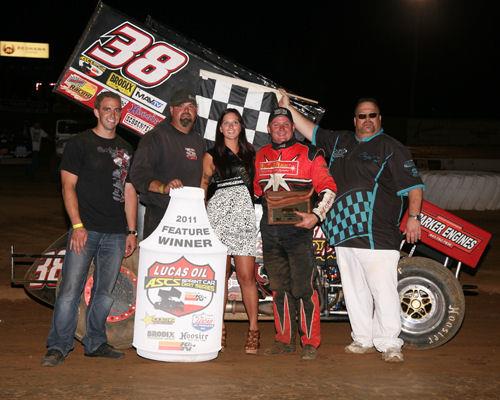 Wayne Johnson Completes Lucas Oil ASCS Weekend Sweep in Bullring Nationals!
