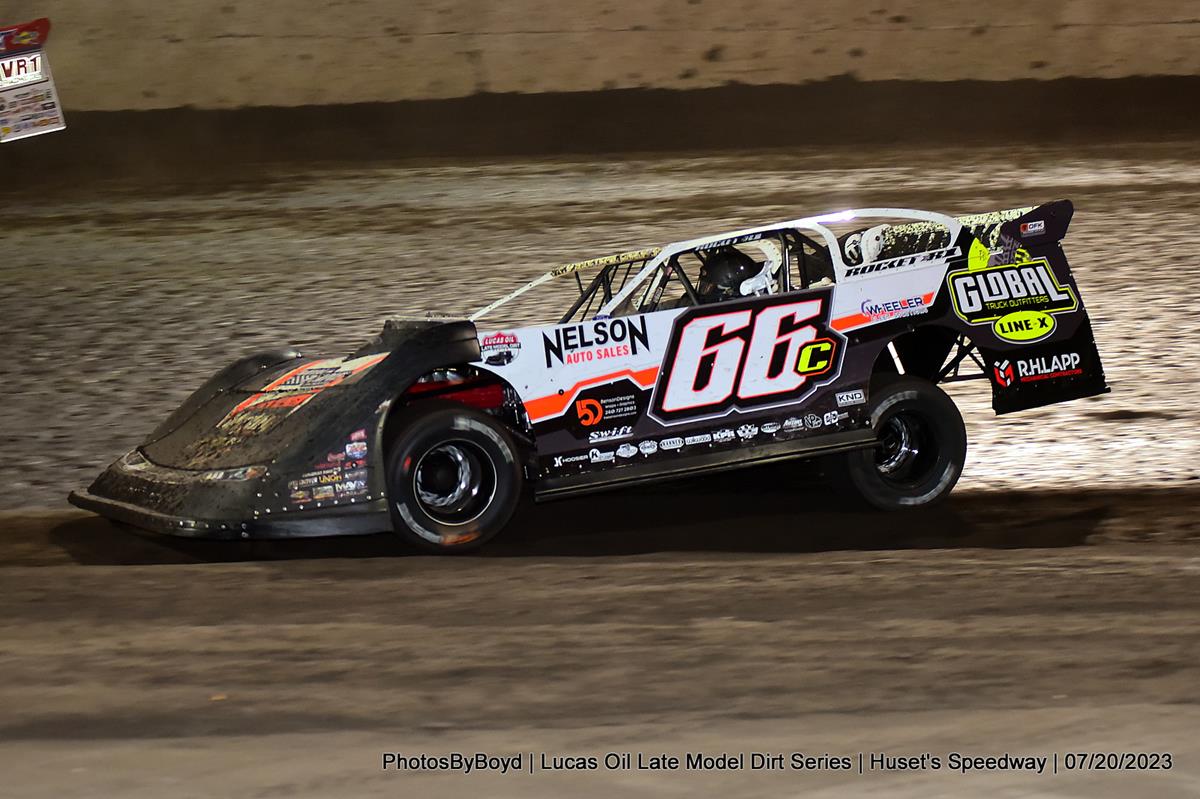 Huset’s Speedway (Brandon, SD) – Lucas Oil Late Model Dirt Series – Silver Dollar Nationals – July 22nd, 2023. (Todd Boyd photo)