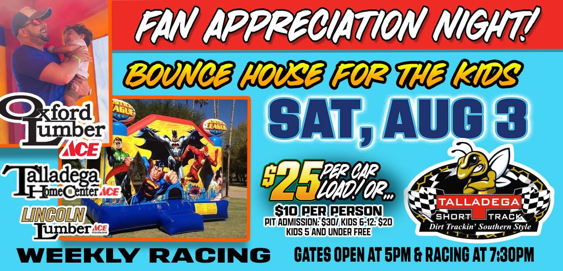 Talladega Short Track | Fan Appreciation Night August 3rd!