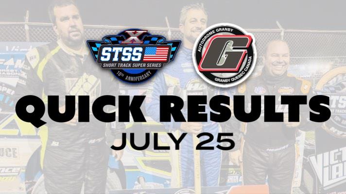 RESULTS SUMMARY AUTODROME GRANBY TUESDAY, JULY 25, 2023 