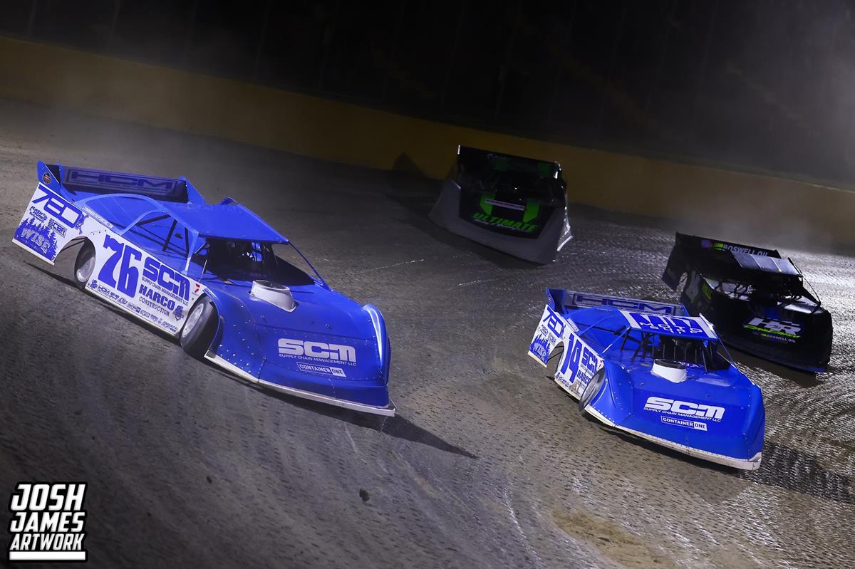 Senoia Raceway (Senoia, GA) – Castrol FloRacing Night in America – Peach State Classic – November 15th-16th, 2024. (Josh James Artwork)