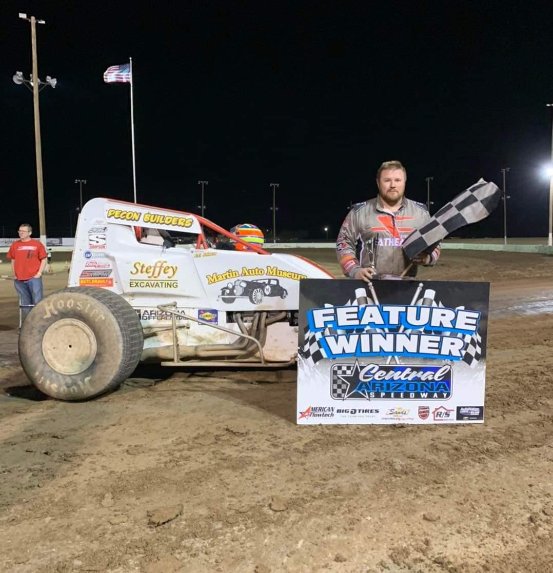 R.J. Johnson Remains Perfect With ASCS CAS Non-Wing Sprints