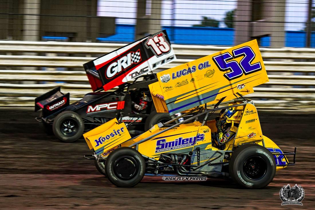 Hahn Ends Sprint Week Run With Top Five At Southern Iowa Speedway