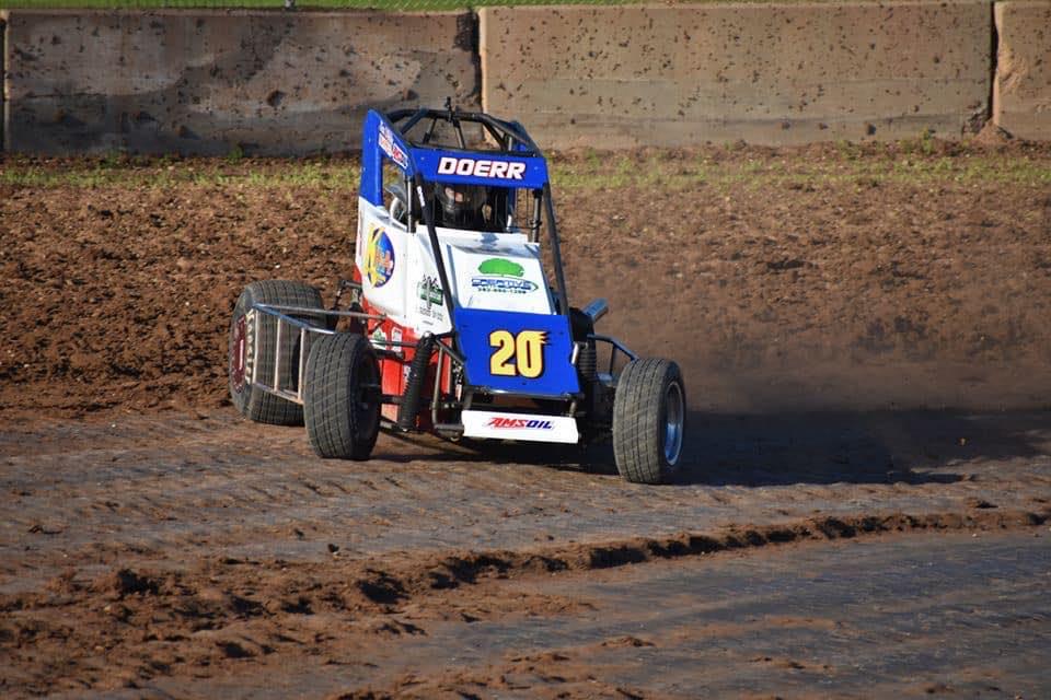 "Ten days until Badger Midget opener at Wilmot Raceway" "Rookie Derek Doerr ready to begin midget auto racing career"