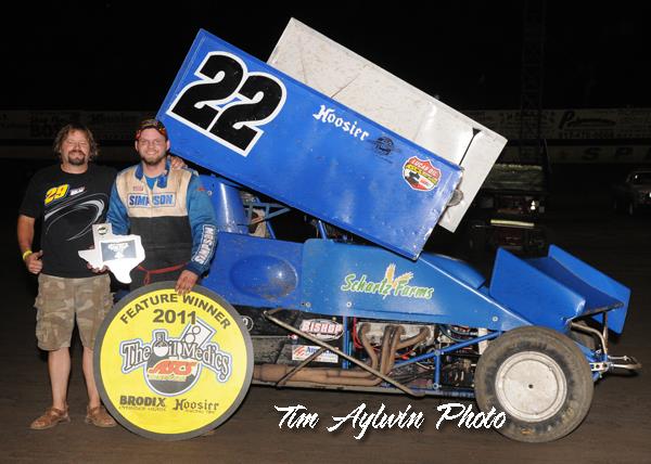 Attached Photo: Koby Barksdale bagged his first career American Sprint Car Series feature win in Friday night's The Oil Medics ASCS Lone Star roundup at Cowtown Speedway in Kennedale, TX. (Tim Aylwin photo)