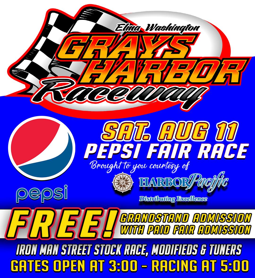 PEPSI FAIR RACE! Free Grandstand Admission