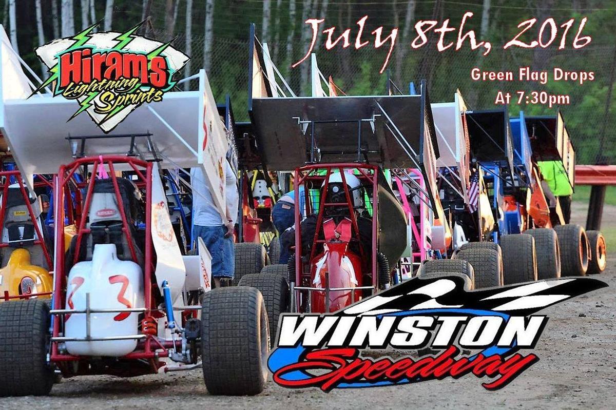 Lightning Sprints At Winston Speedway!!