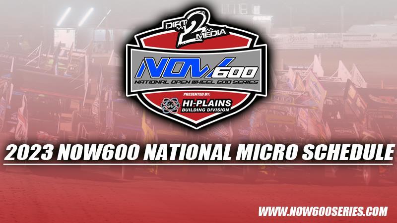 39 Events Highlight the 2023 Dirt2Media NOW600 Micro Sprint National Championship Slate!