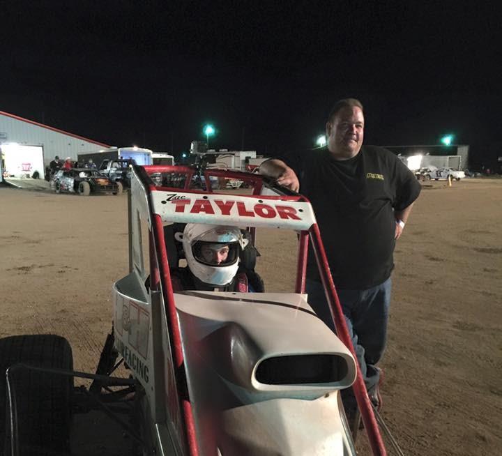Taylor Scores Top 10s During Midget Doubleheader in Kansas