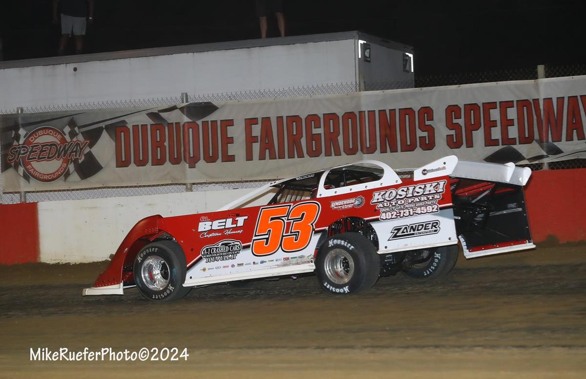 Dubuque Fairgrounds Speedway (Dubuque, IA) – Malvern Bank East Series – June 20th, 2024. (Mike Ruefer Photos)