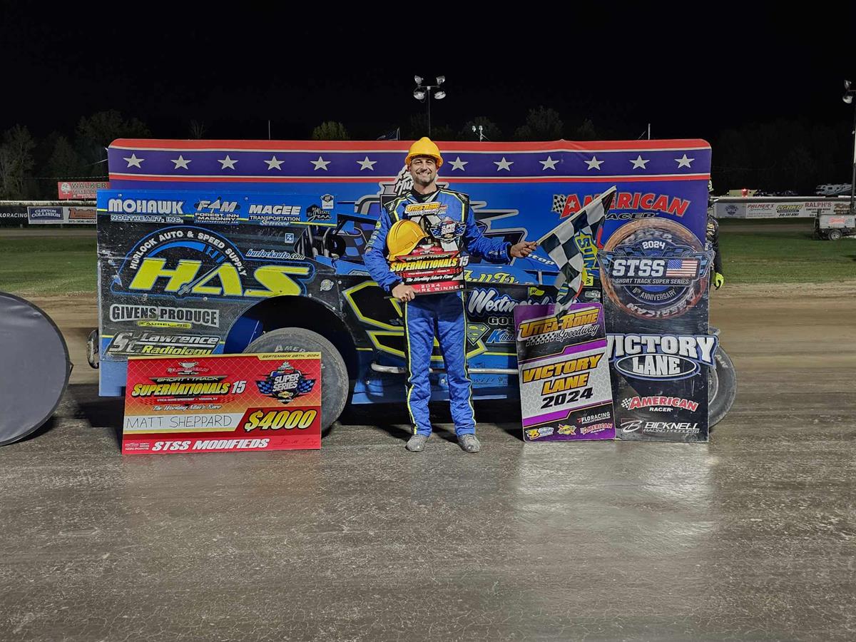 Super Work: Sheppard Tops Short Track SuperNationals 15 at Utica-Rome