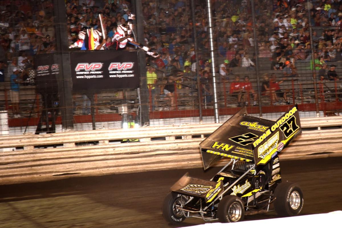 Greg Hodnett Wins One for the PA Posse on Night #1 of the Knoxville Nationals!