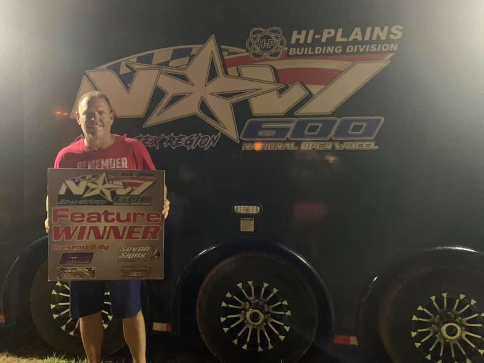 Walling and Lelsz Tame NOW600 Ark-La-Tex / POWRi Lonestar 600 Field on Saturday at 105 Speedway