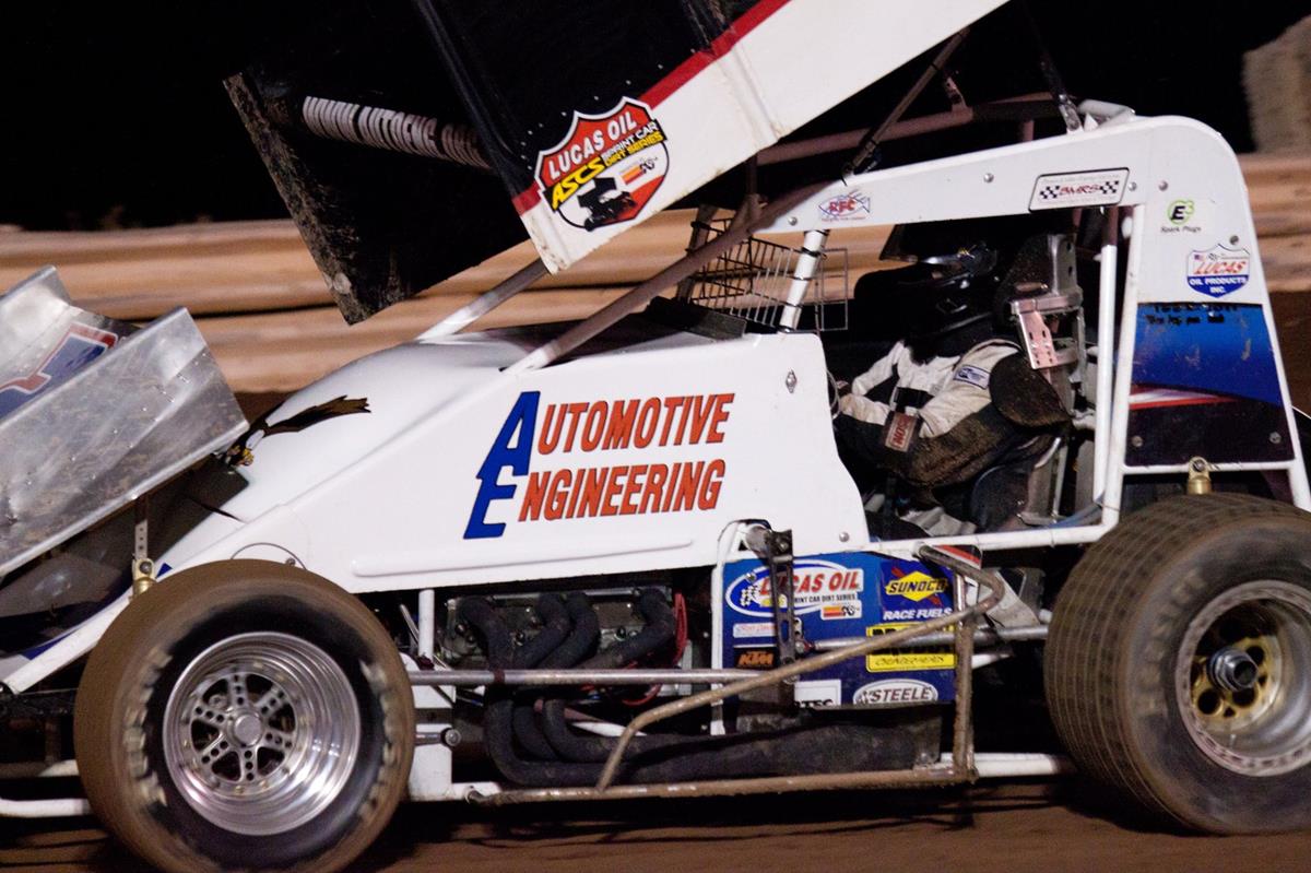 Mike Rux, Jr. Breaks into ASCS Southwest Victory Lane