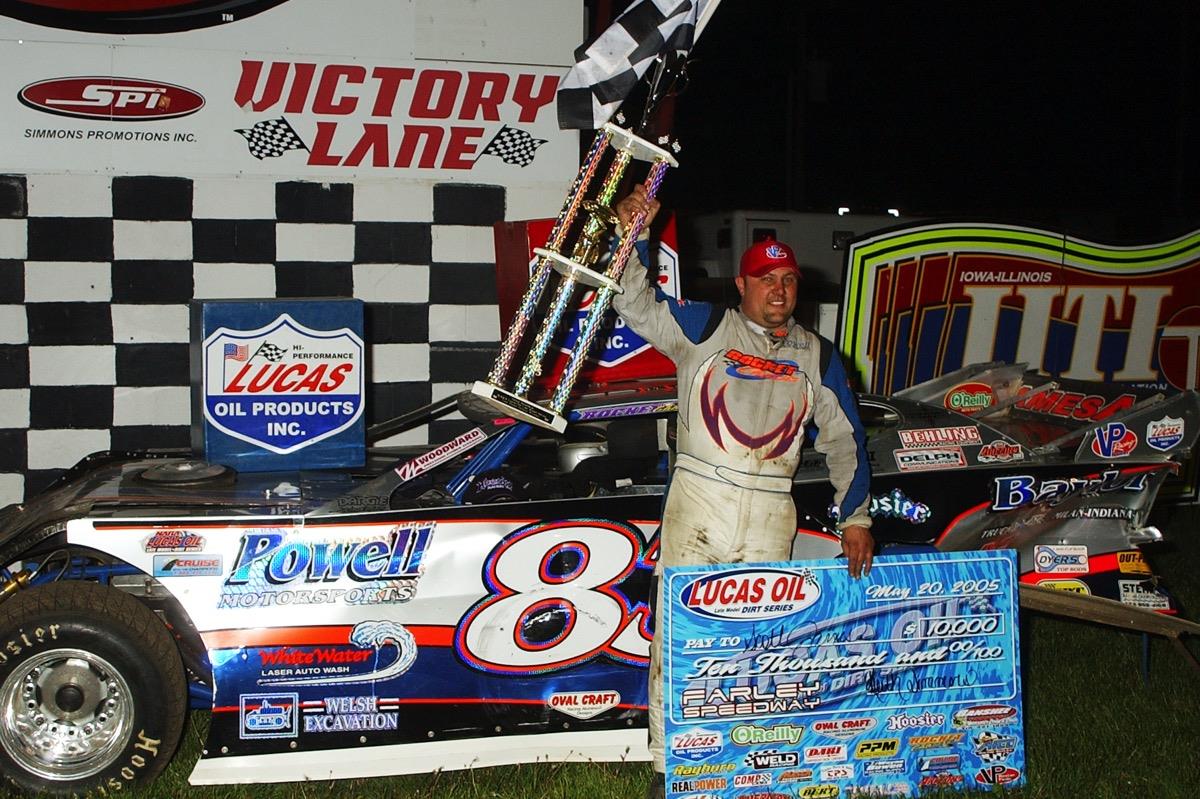 Scott James Takes First Career Lucas Oil Late Model Dirt Series Win at Farley After Starting 12th