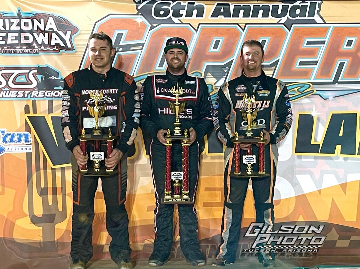 Sam Hafertepe, Jr. Wins Copper Classic Opener With ASCS Southwest At Arizona Speedway