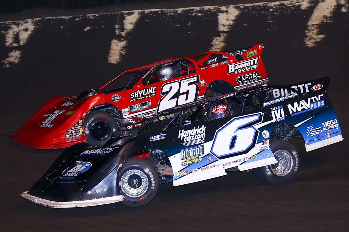 Larson Bests Castrol FloRacing Night in America Field at Brownstown