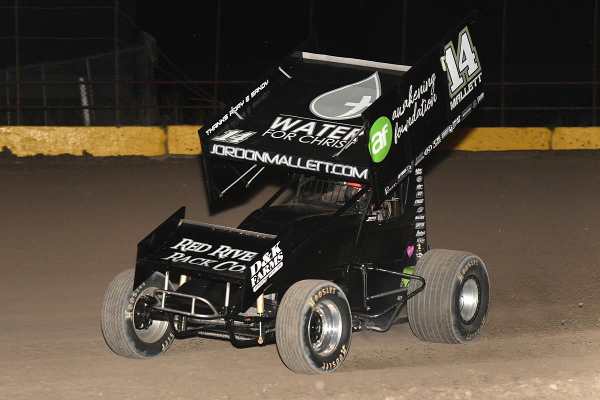 Mallett Records Podium at Salina Highbanks Speedway and Top Five at Lakeside Speedway