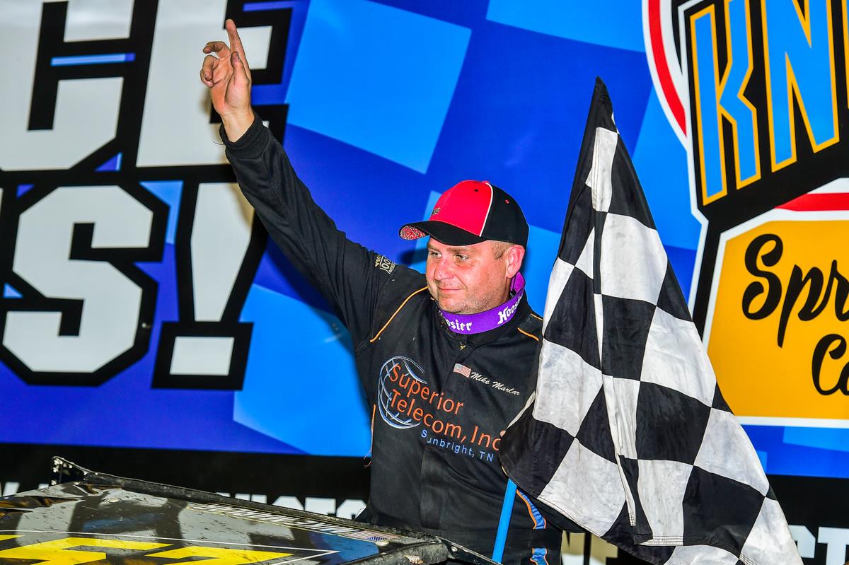 Mike Marlar Wins Night #2 at Knoxville Raceway