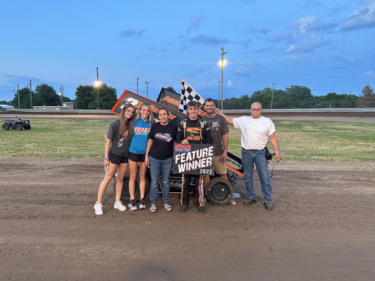 Friesen, Zorn and Lagroon Land in NOW600 Jayhusker Region Victory Lane at Clay County!