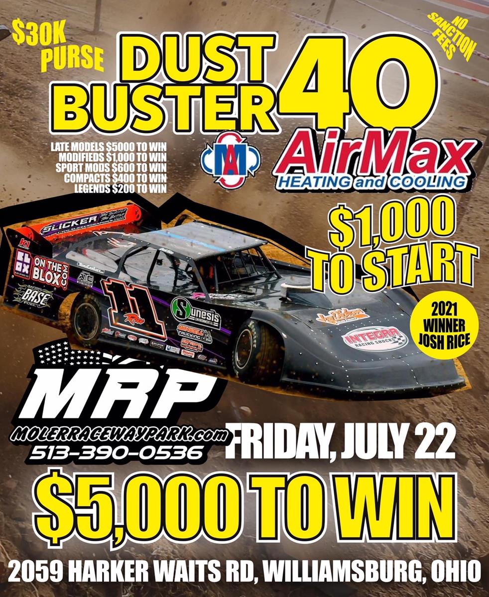 MRP Dustbuster 40 Friday 7/22/22