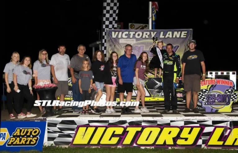 Brian Shirley visits victory lane at Tri-City