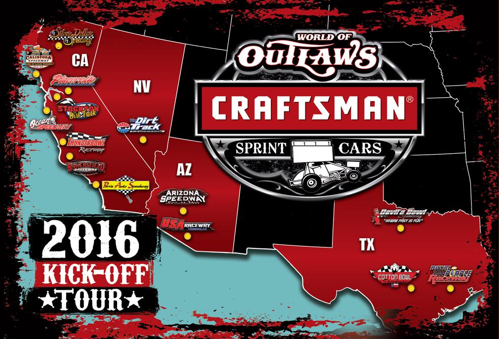World of Outlaws 2016 Kick Off Tour Tickets On Sale Now!