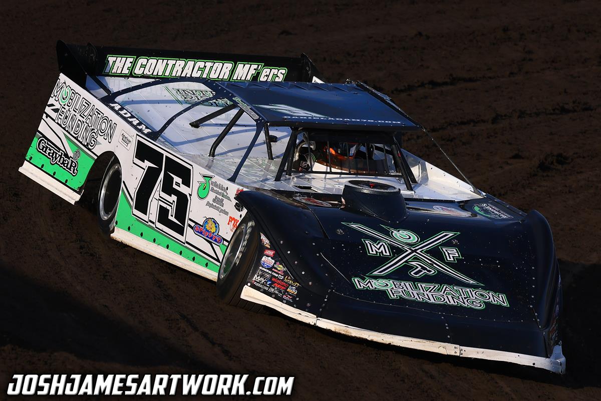 Farmer City Raceway (Farmer City, IL) – Lucas Oil Late Model Dirt Series – Farmer City 74 – May 10th, 2024. (Josh James Artwork)