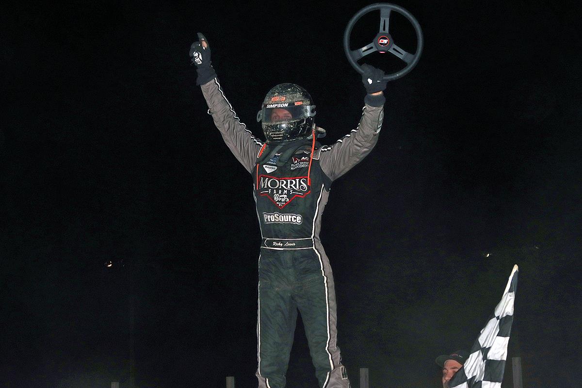 Lewis Charges from 10th to Win GLTS Feature at Crystal