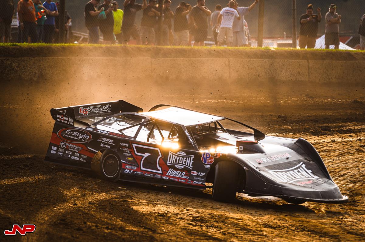 Eriez Speedway (Hammett, Pa.) – World of Outlaws Morton Buildings Late Model Series – August 22nd, 2021. (Jacy Norgaard photo)