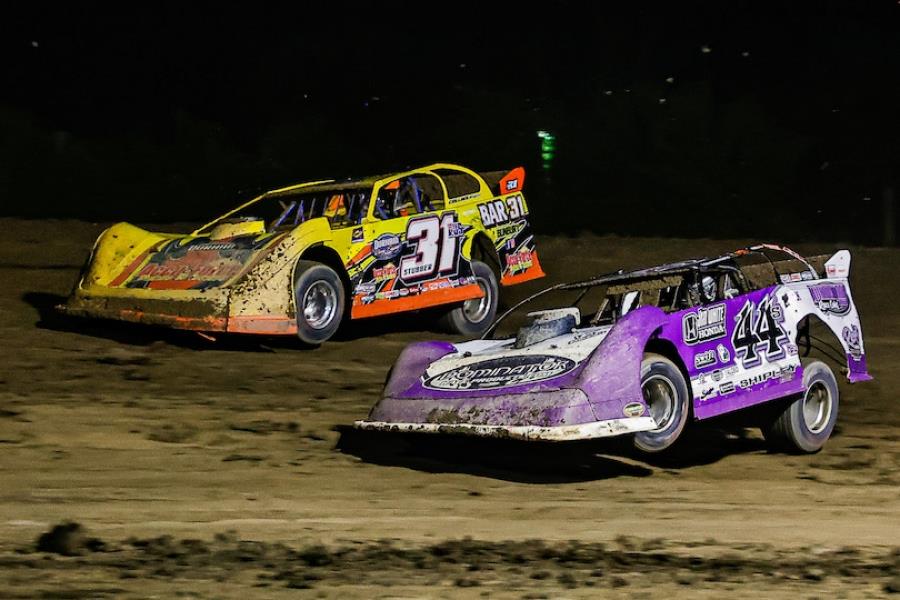 Oakshade Raceway (Wauseon, OH) – DIRTcar Summer Nationals – Birthday Race – July 15th, 2023. (Tyler Carr photo)