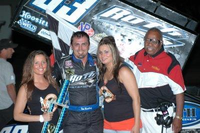 Kaeding claims Bonus Money at Huset's Speedway