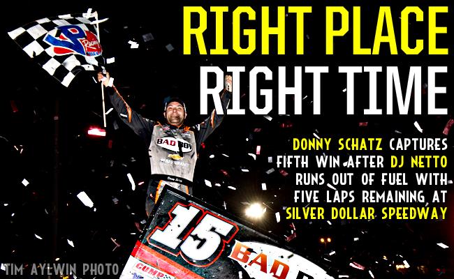 Schatz Scores at Silver Dollar Speedway