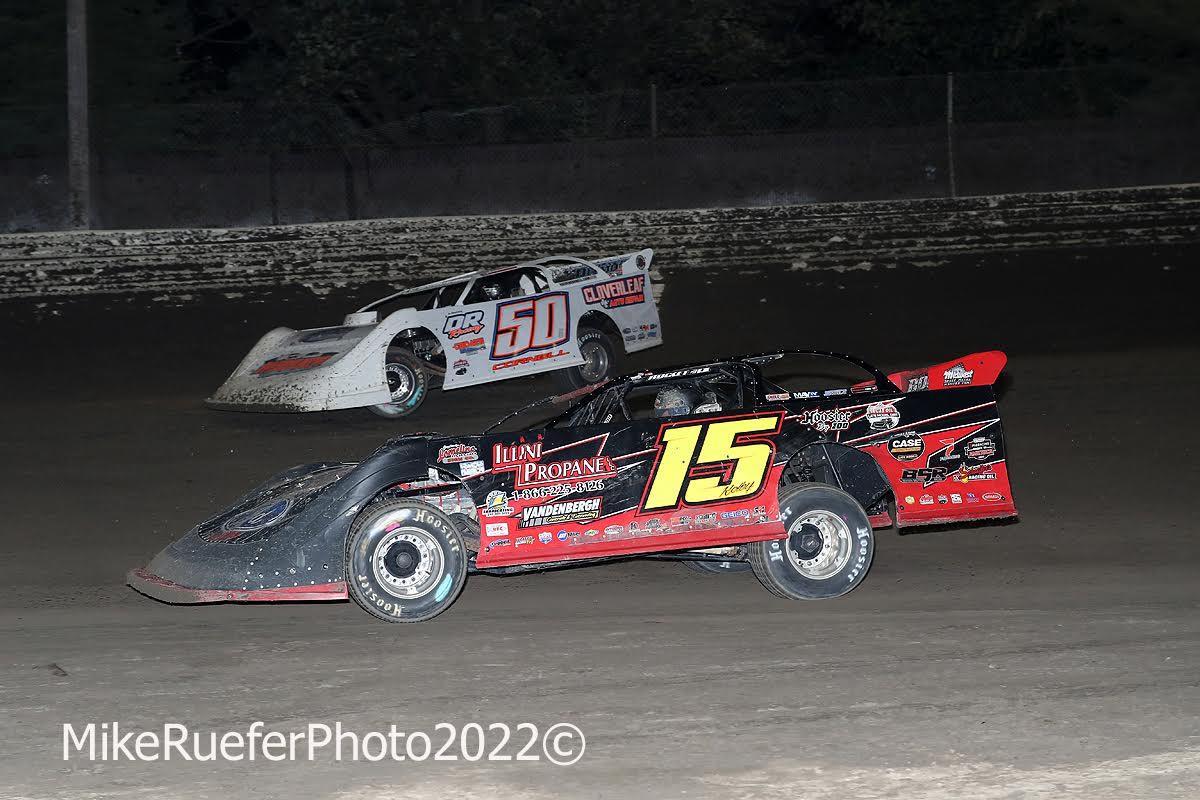 Sycamore Speedway (Maple Park, IL) – Lucas Oil Midwest LateModel Racing Association – Harvest Hustle – September 30th-October 1st, 2022. (Mike Ruefer photo)
