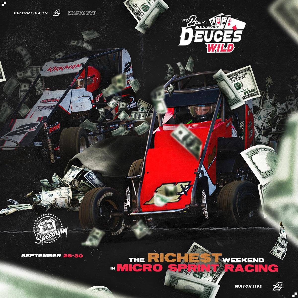EVENT INFO >> The Dirt2Media Deuces Wild Shootout